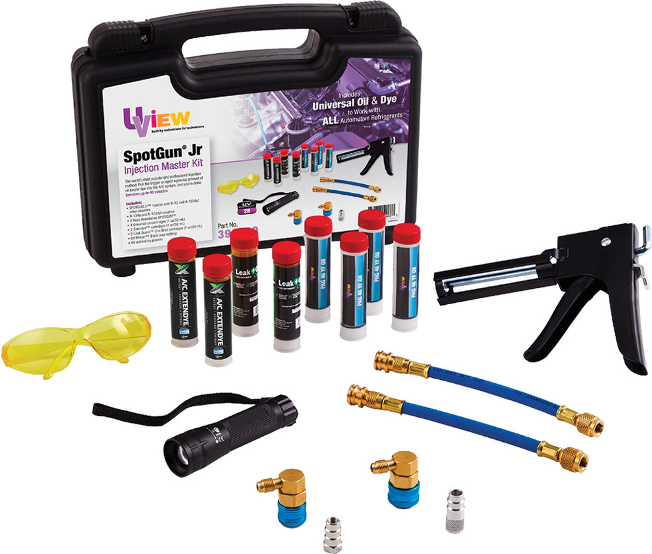 Uview 390200 Spotgun Jr Universal Oil/Dye Master Kit - MPR Tools & Equipment