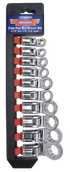 VIM Tools CFB200 Crow Foot Box Head Swivel Set SAE Inch 5/16" Thru 7/8", 3/8 Square Drive - MPR Tools & Equipment