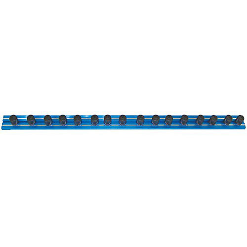 VIM Tools MR16B25A 1/4 Inch Drive Magrail TL Blue 16 In Long w/25 Studs - MPR Tools & Equipment