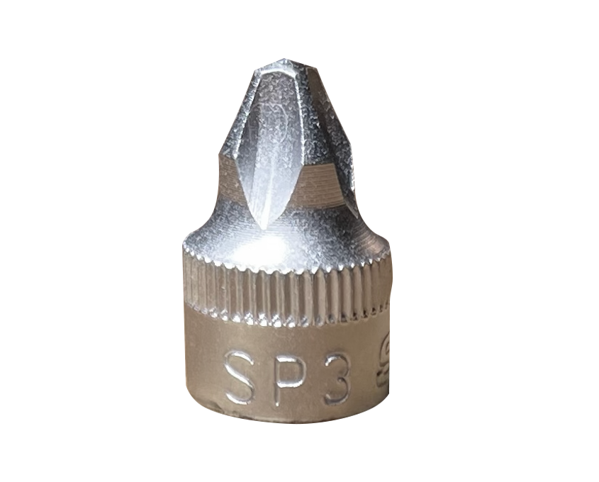 VIM Tools SP3 P3 Tip 1/4" Square Drive Stubby Philips Driver - MPR Tools & Equipment