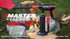 Master Appliance VMAX-550 product overview lifestyle video thumbnail with brand logo at an outdoor campfire setting