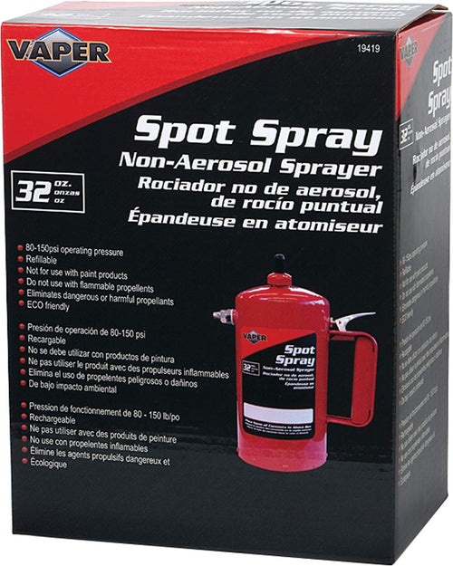 Vaper 19419 Red Spot Spray Non-Aerosol Sprayer (Red) - 32 oz. - MPR Tools & Equipment