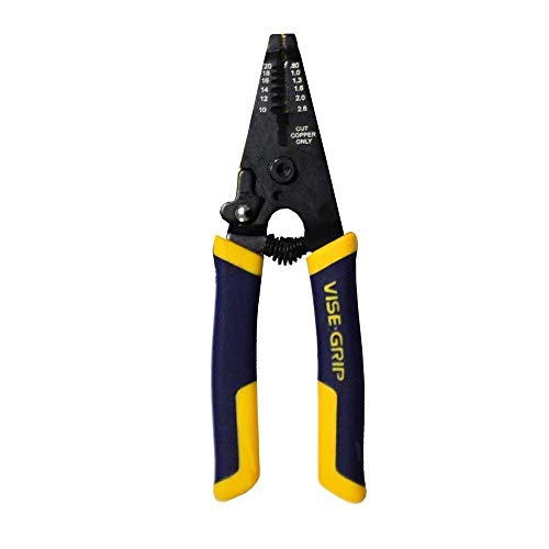 Vise-Grip 2078316 6" 10-24 AWG Wire Stripper/Cutter with 1-2/3" x 1-1/4" Jaw - MPR Tools & Equipment