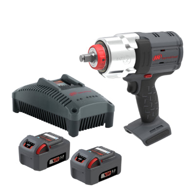 Ingersoll Rand W7153-K22 IQV20 DXS 1/2" Cordless Impact Wrench kit with two 5.0Ah batteries and charger