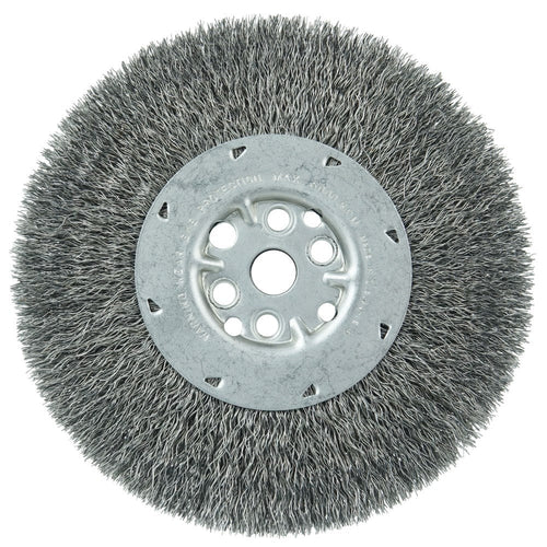 Weiler 01511 7" Maximum Density Crimped Wire Wheel - MPR Tools & Equipment