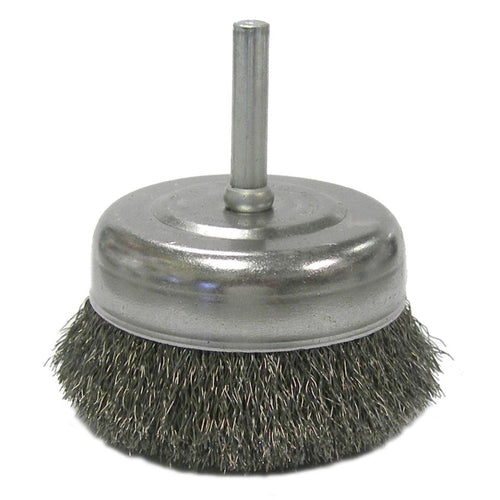 Weiler 14315 2-1/2" Crimped Wire Utility Cup Brush - MPR Tools & Equipment