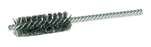 Weiler Steel Double Spiral Tube Brush - 5 1/2 in Length - 7/8 in Diameter - 0.006 in Bristle Diameter - 21112 [PRICE is per BRUSH] - MPR Tools & Equipment