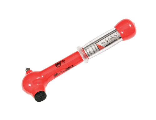 Wiha Tools 30114 Insulated Ratcheting Torque Wrench 1/4" Drive 5-25 Nm - MPR Tools & Equipment