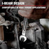 Milwaukee Tool I-Beam Design Combination Wrench in use on engine - comfortable in high-torque applications