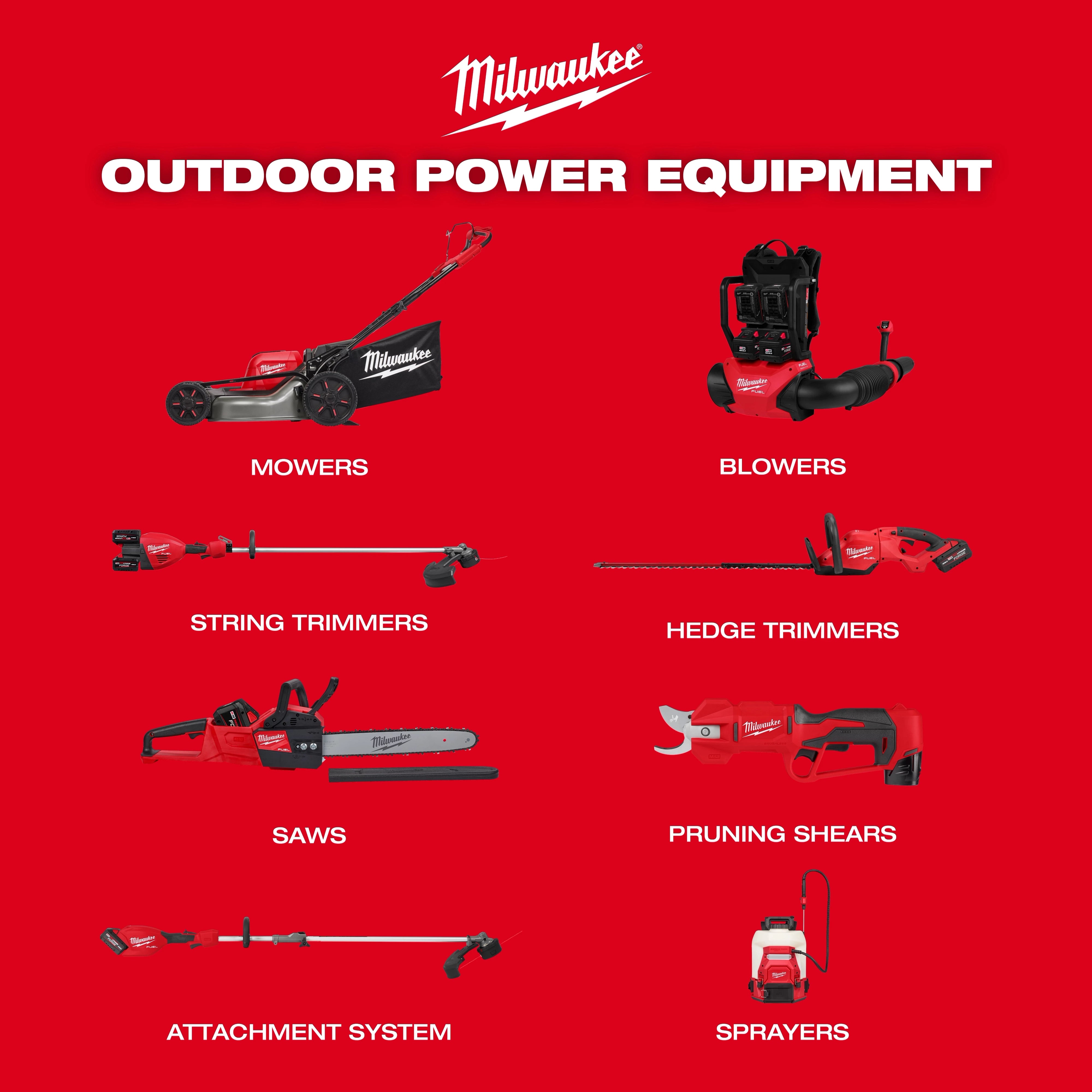 Milwaukee Tool 49-16-2739 Cultivator Attachment - Bolo Style Blades