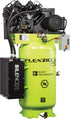 Legacy Manufacturing FXS07V080V1 Flexzilla Pro 80-Gallon Vertical Pressure Lube Air Compressor, 7.5 HP, Single Phase, Stationary, with Silencer, 208V/230V, 80 Gallon - MPR Tools & Equipment