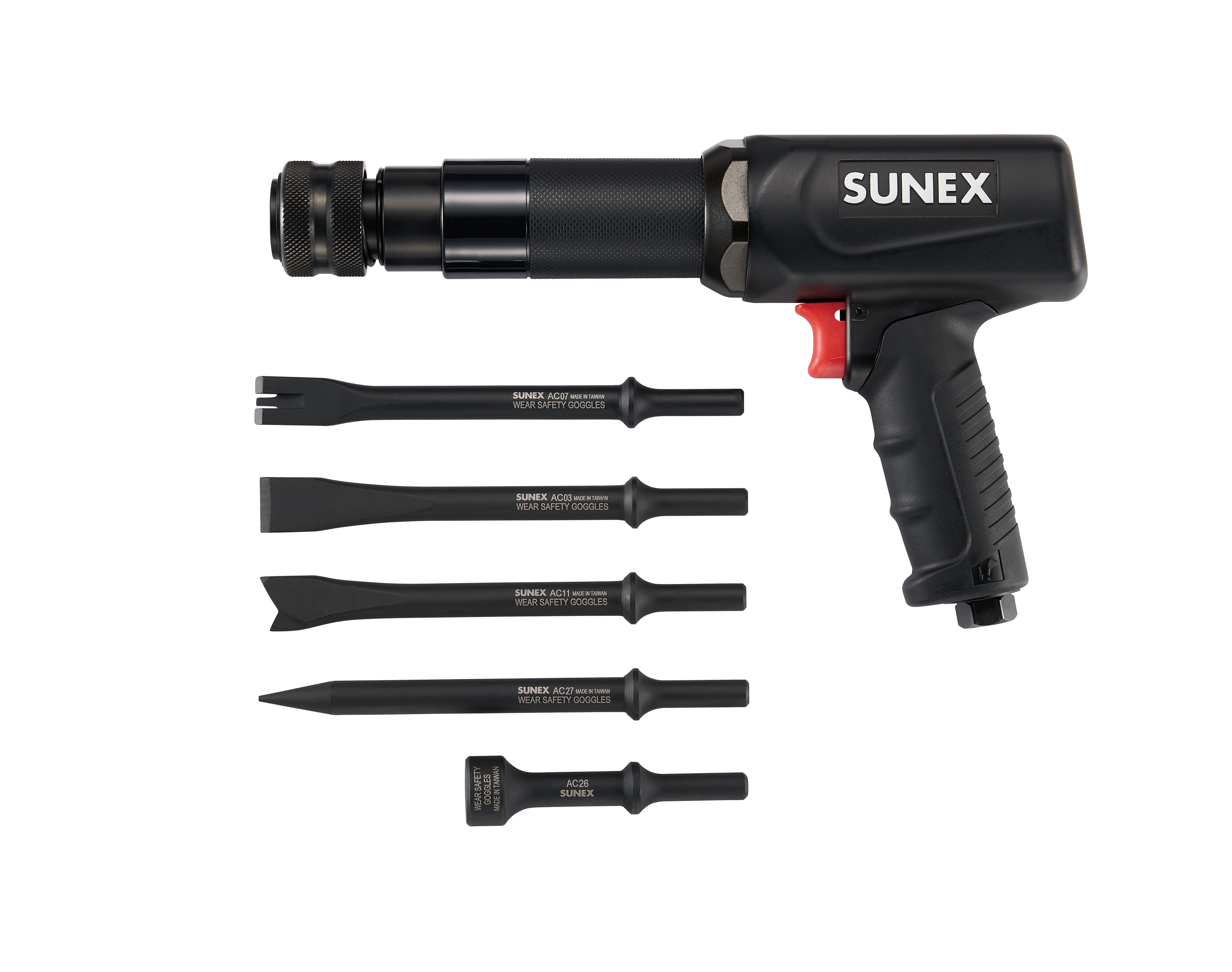 Sunex SX2302K Heavy-Duty Long Barrel Air Hammer Kit