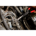 Milwaukee 48-22-6563 Long Reach Hose Grip Pliers reaching into a tight engine bay