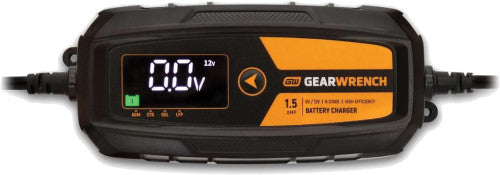 GearWrench GWBC015 6V/12V 1.5A Battery Charger and Maintainer - MPR Tools & Equipment