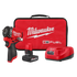 Milwaukee Tool 2562-21 M12 FUEL Stubby 3/8 in Impact Wrench Kit with XC5.0 battery, charger, and contractor bag
