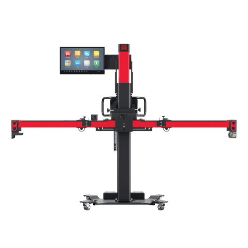 Autel IA900WA MaxiSYS frame front view with 24-inch touchscreen and MaxiSYS software interface