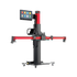 Autel MaxiSYS IA900WA wheel alignment and ADAS calibration frame with 24-inch touchscreen display, angle view