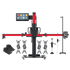 Autel IA900AS frame with four wheel clamps, camera targets, steering wheel lock, wheel chocks, and accessory stand