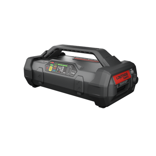 LOKITHOR APARTX-KIT Apartx 12V 4000A Detachable Battery Jump Starter/Power Bank, 150 PSI Air Inflator, 500 Lumen Flashlight, Incl. (1) 4000A 12V Battery