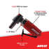 Aircat ACA-6250 Angle Die Grinder infographic highlighting RPM, HP motor, compact design, and safety lock-out throttle