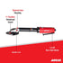 Aircat 6275-A feature diagram highlighting Tapered Gear Housing, 11-Position Rotational Guard, Spindle Lock, and 1.0 HP Non-Stall Motor
