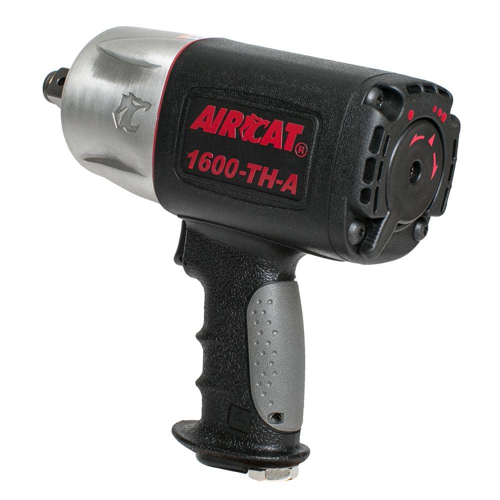 Aircat 1600-TH-A 3/4 in. Super Duty Composite Impact Wrench in black and silver composite housing with ergonomic grip
