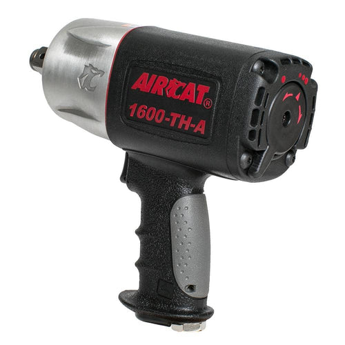Aircat 1600-TH-A 3/4 in. Super Duty Composite Impact Wrench in black and silver composite housing with ergonomic grip