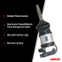 Aircat 1994 Impact Wrench feature list: reliable pinless hammer, forward/reverse power management switch, alloy steel hammer cage, aluminum housing