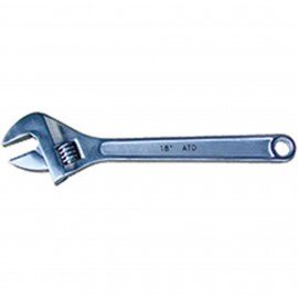 ATD Tools ATD-415 15" Adjustable Wrench, heat treated drop forged carbon steel, opens to 1.82"