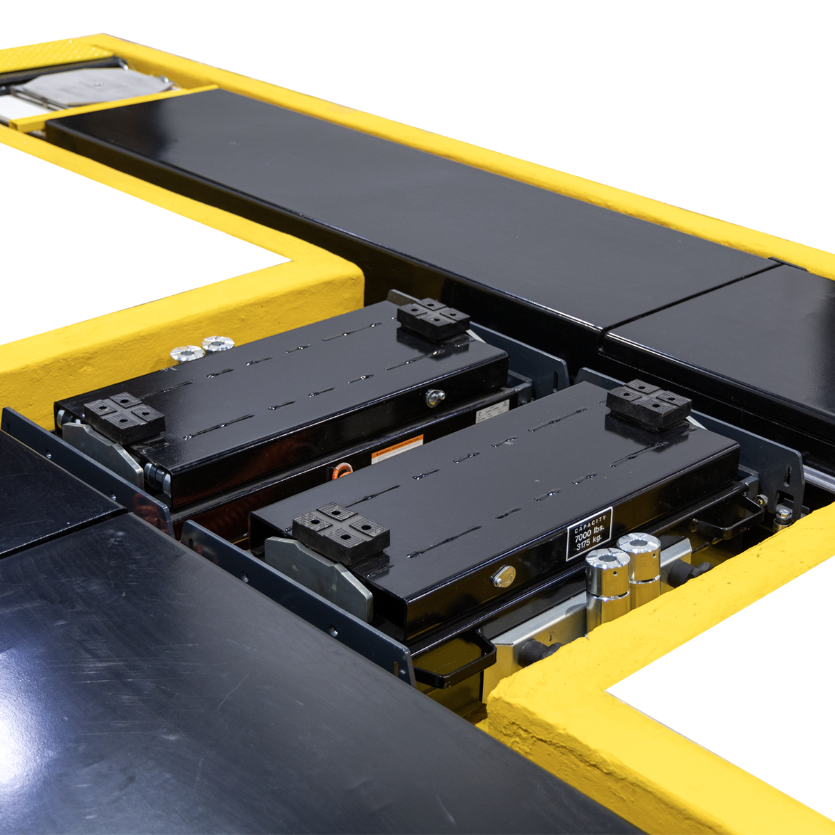 Autel ADAS Bay Max dual 7,000 lb capacity recessed jacking beams detail view