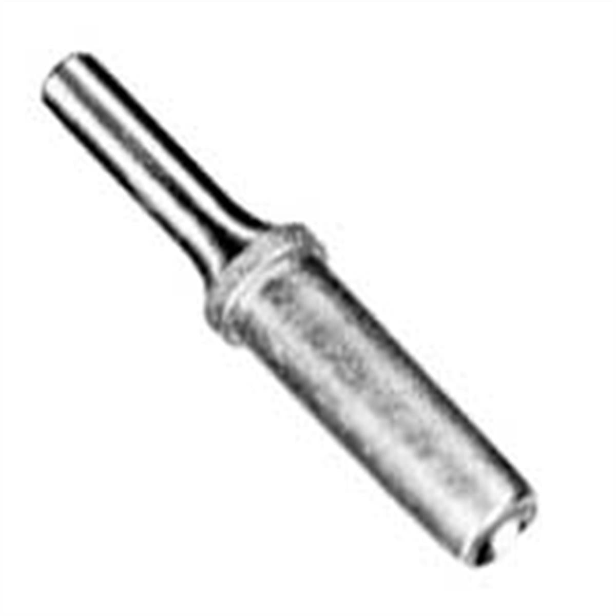 Ajax Tool Works AJX-A1620 3/16" Brazier Head Rivet Set - angled view showing shank and cup head