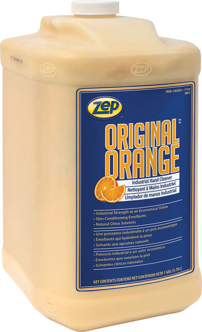 ZEP 302824 Zep Original Orange Industrial Hand Cleaner - Cuts Through Tough Grease & Grime - 1 Gallon - MPR Tools & Equipment