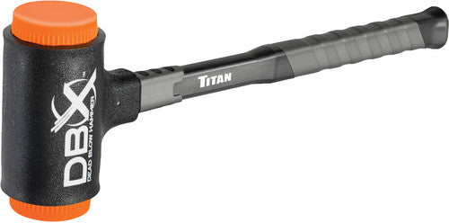 Titan Tools 63628 28 Oz. DBX™ Dead Blow Hammer with Replaceable Polyurethane Striking Faces - MPR Tools & Equipment