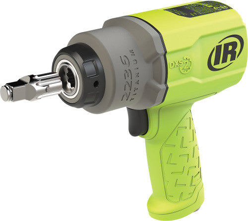 Ingersoll Rand 2236QTIMAX-G Green 1/2" Dr. Std. Anvil Quiet Impact Wrench with Dxs Drive Xchange System, 1500 Ft-lb, 7500 Rpm - MPR Tools & Equipment