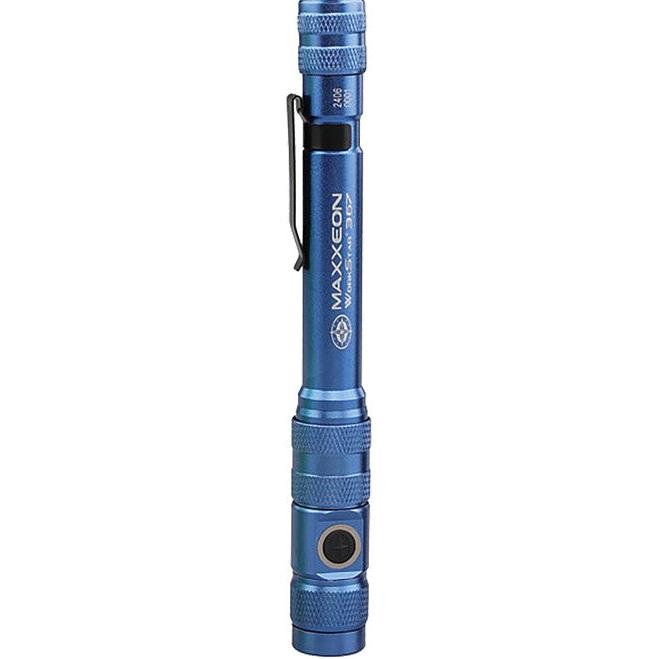Maxxeon 00367 300 Lumens Workstar® 361 USB-C Rechargeable Led Zoom Penlight/Inspection Light (Blue) - MPR Tools & Equipment