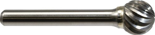 Mastercut SD-5NX NX Series SD - Ball Bur for Stainless Steel, 1/2" Cutting Diam., 2-1/4" OAL, 1/4" Shank