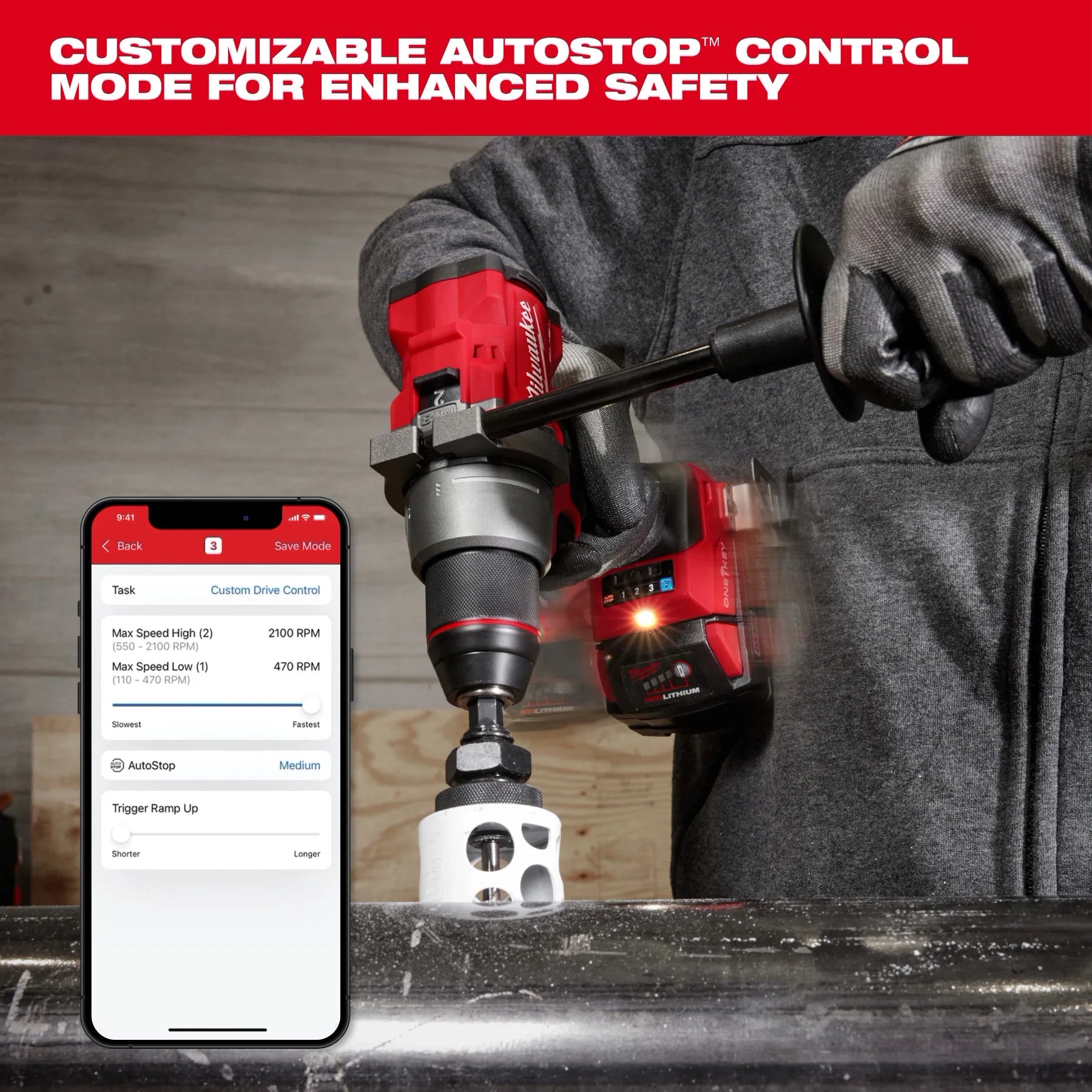 Milwaukee Tool 2905-20 M18 FUEL™ 1/2" Drill/Driver w/ ONE-KEY™