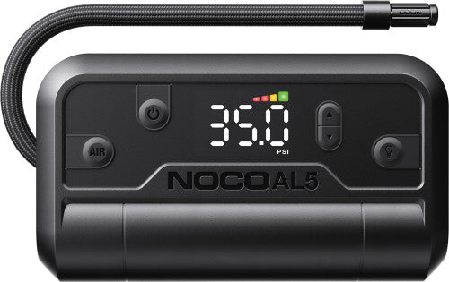 Noco AL5 USB-C Rechargeable Portable 12V Air Compressor/Inflator, 5A, 17 LPM, 130 PSI, 90W Motor Power - MPR Tools & Equipment