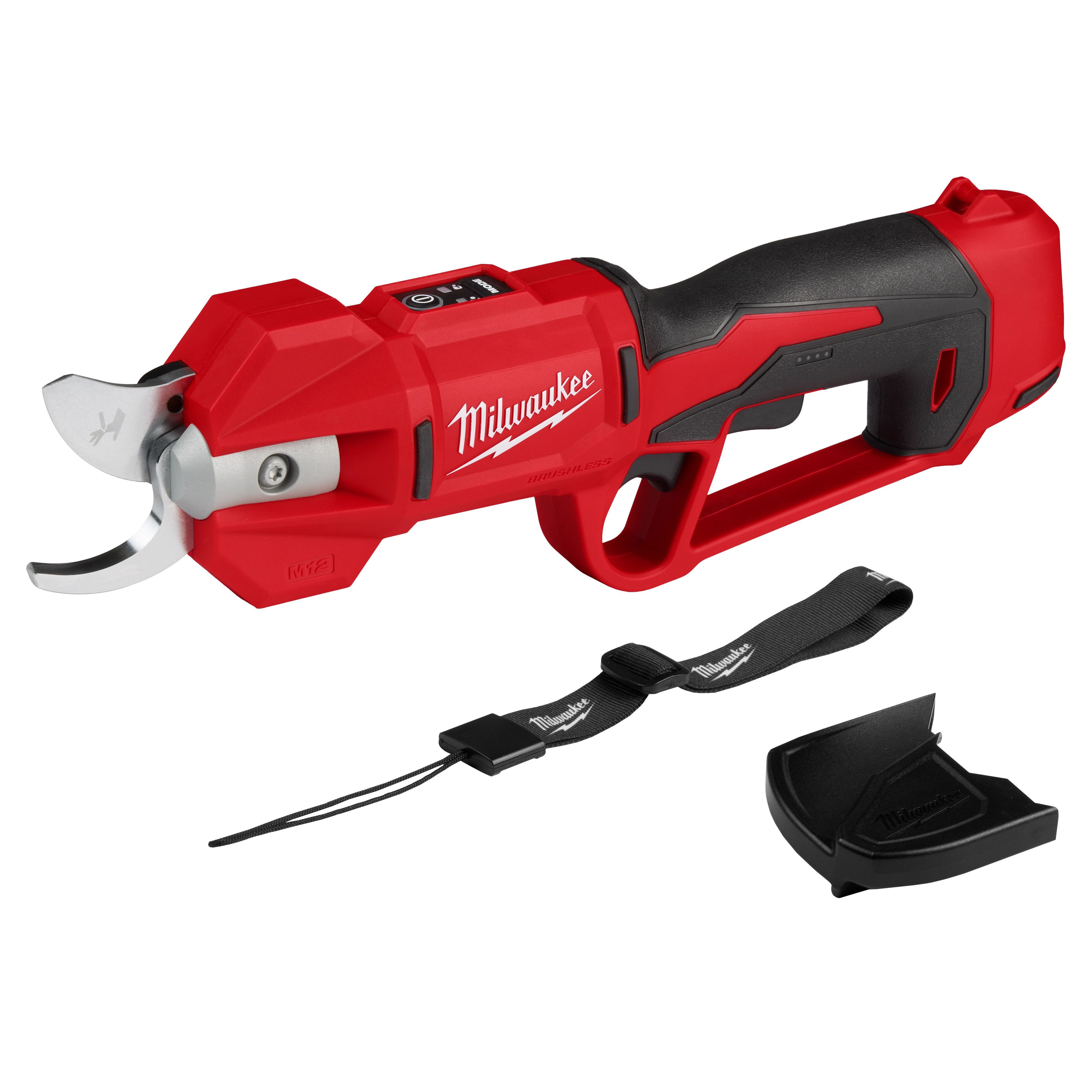Milwaukee Tool 2534-20 M12 Brushless Pruning Shears tool-only with wrist strap and blade guard