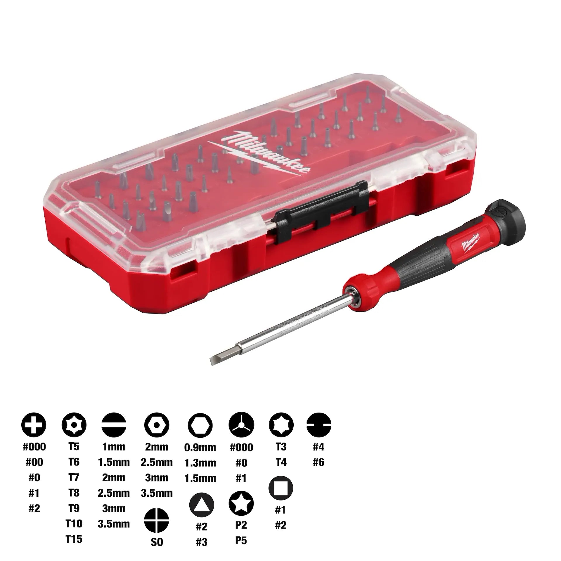 Milwaukee Tool 48-22-2935 39-in-1 Precision Set with Case