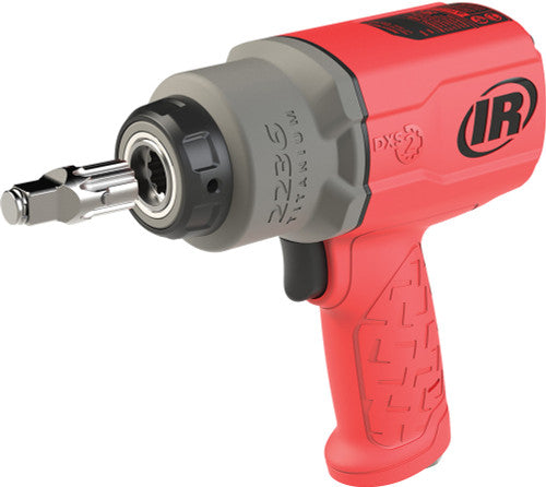 Ingersoll Rand 2236QTIMAX-R Red 1/2" Dr. Std. Anvil Quiet Impact Wrench with Dxs Drive Xchange System, 1500 Ft-lb, 7500 Rpm - MPR Tools & Equipment