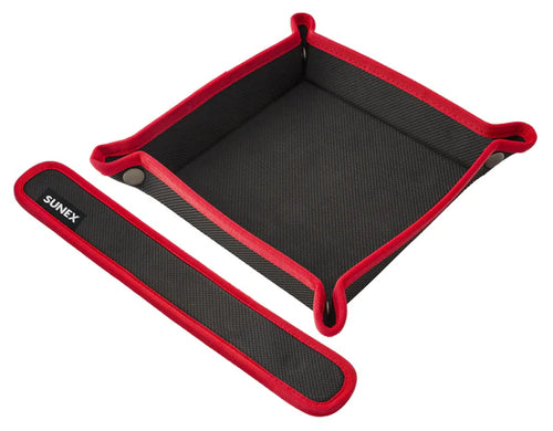 Sunex Tools SXMAGPACK 10" X 10" Folding Magnetic Tray with 2" X 12" Flexible Magnetic Strip Combo Pack