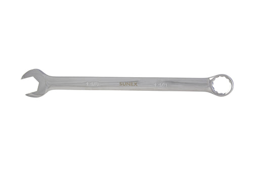 Sunex Tools 991536A 1-1/8" Full Polished Combination Wrench, fully polished drop forged alloy steel, SAE, V-groove design