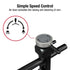 Sunex Tools 6822 Truck Jack - simple speed control air lever activates raising and lowering of ram