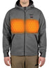 Milwaukee Tool M200G-20L M12™ Heated Hoodie with Hexon Heat Technology™, Includes Battery Holder, Gray (Large) - MPR Tools & Equipment