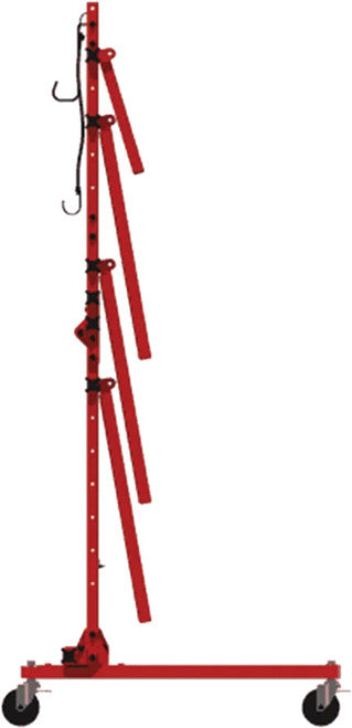 Steck Manufacturing 35950 Professional Customizable Folding Parts Cart with 396 Lbs Capacity, Adjustable from 29.7"-45.7" - MPR Tools & Equipment