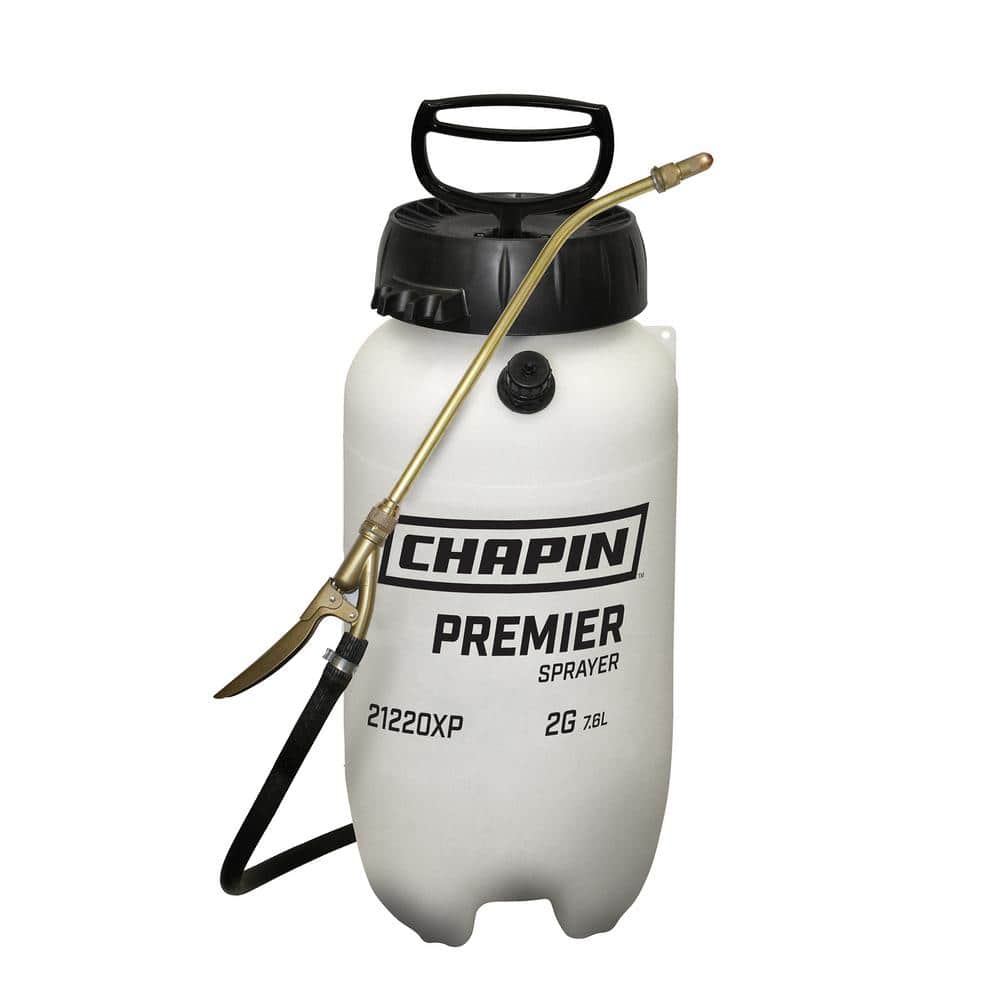 Chapin 21220XP 2-Gallon Premier Poly Pump Sprayer with brass wand and nozzle