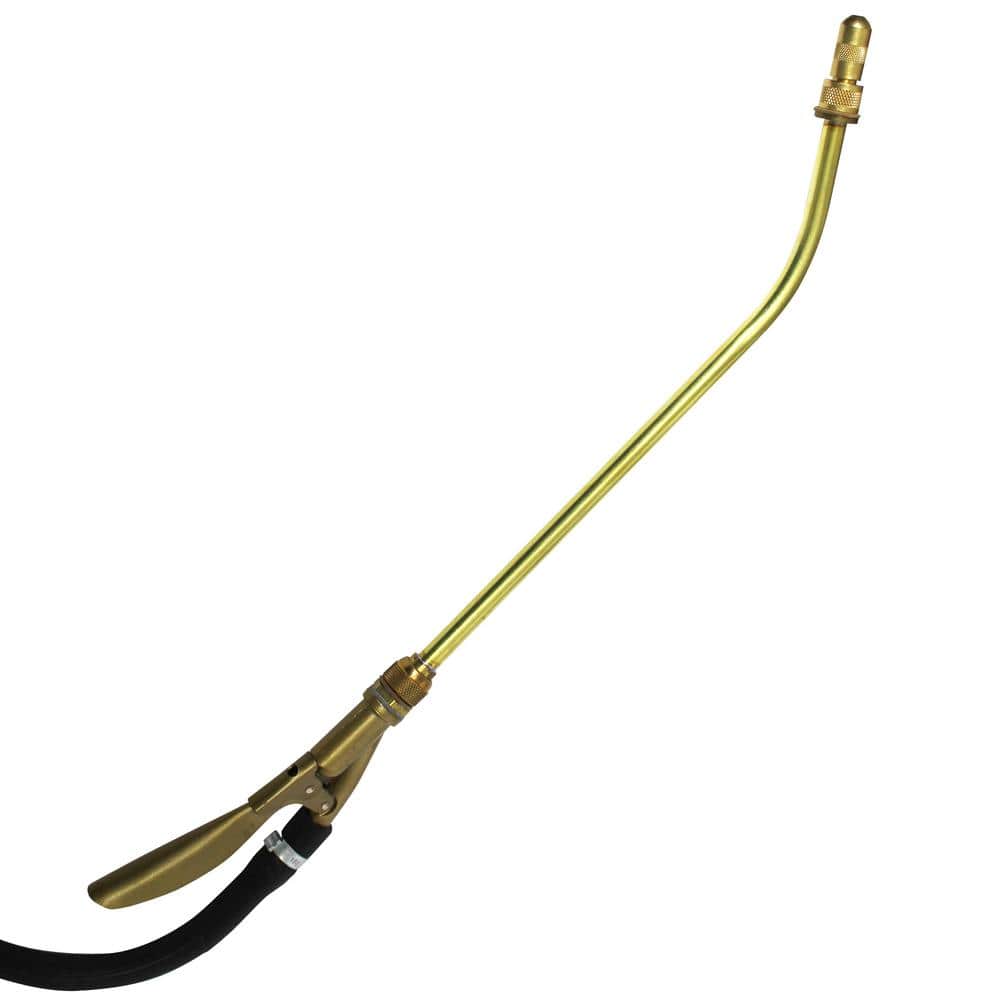Chapin 21220XP brass extension wand and shut-off assembly closeup