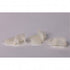 Coats 8183374 Motorcycle Duckhead Protective Cover Booties 12PK - three white plastic protective covers on white background