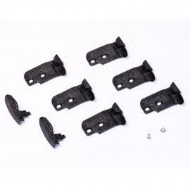 Coats 89233409 Duckhead Hook and Tail Bootie Kit 8-Piece set showing 6 hook booties, 2 tail booties, and mounting screws